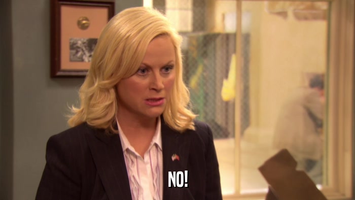 NO!  