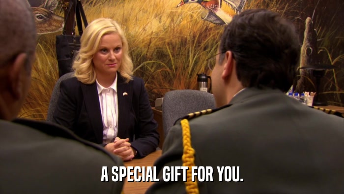 A SPECIAL GIFT FOR YOU.  