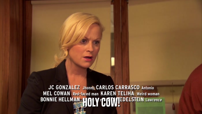 HOLY COW!  