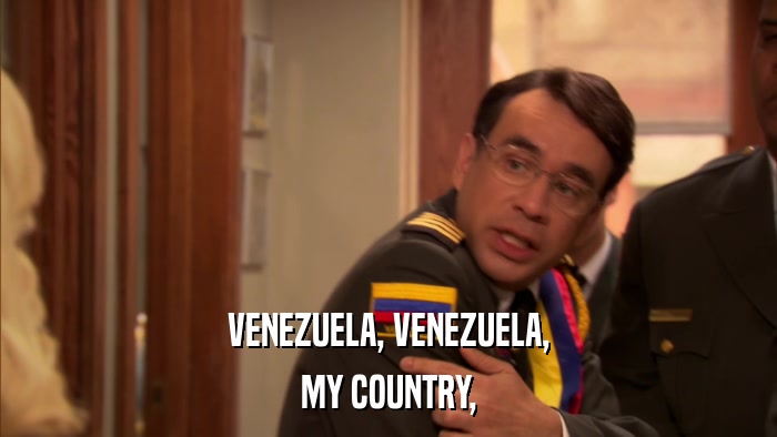 VENEZUELA, VENEZUELA, MY COUNTRY, 