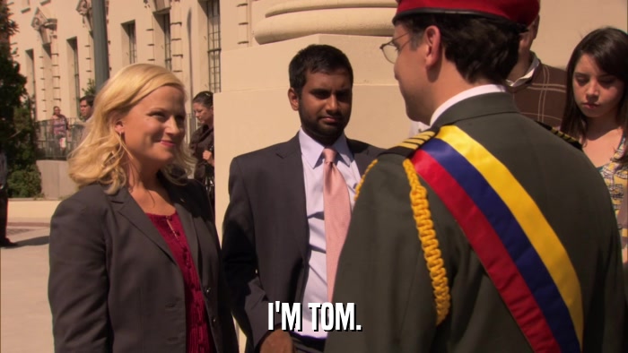 I'M TOM.  