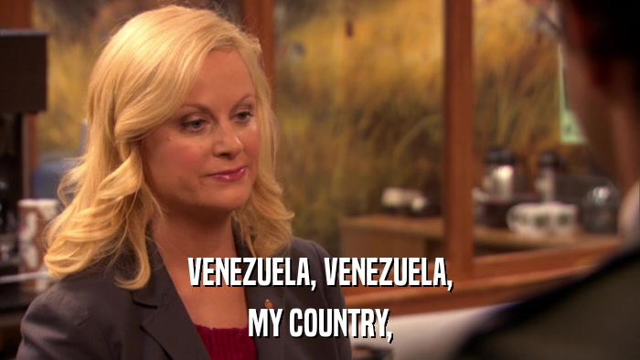 VENEZUELA, VENEZUELA, MY COUNTRY, 