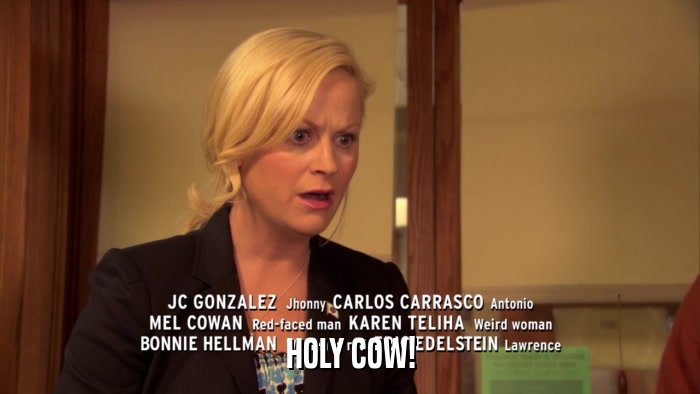 HOLY COW!  