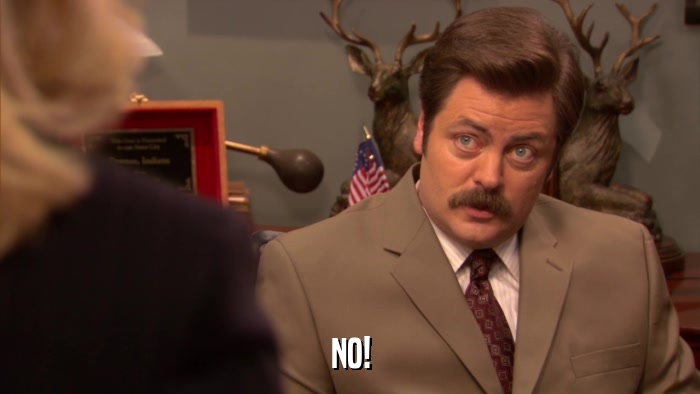 NO!  