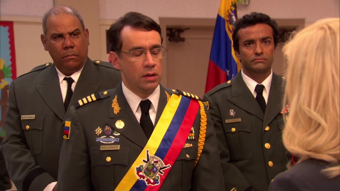 AND I THINK THAT YOUR MEDALS ARE STUPID AND YOUR UNIFORM IS LAME, 