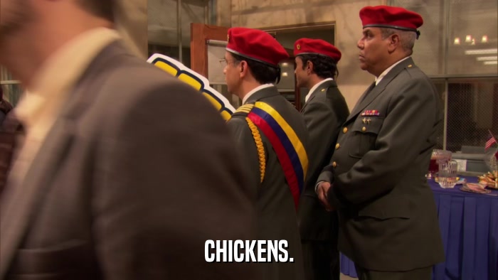 CHICKENS.  