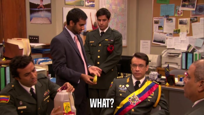 WHAT?  
