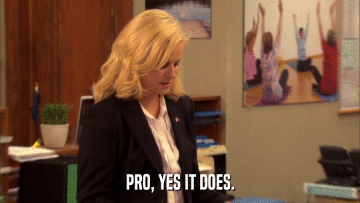PRO, YES IT DOES.  