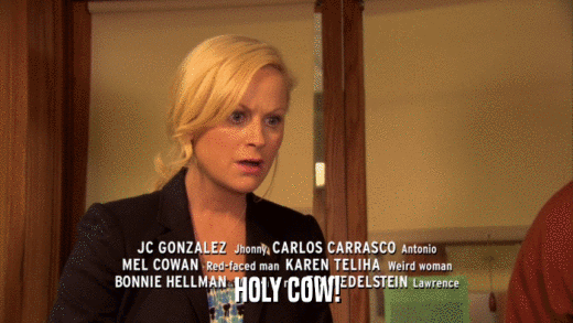 HOLY COW!  