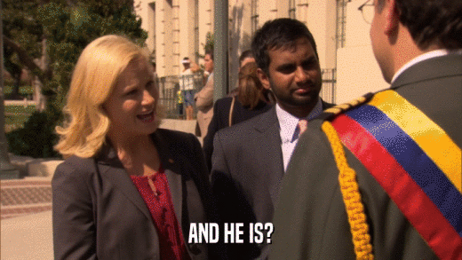 AND HE IS?  