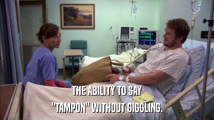 THE ABILITY TO SAY 