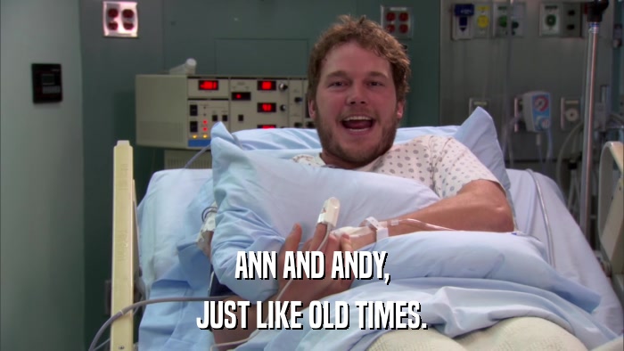 ANN AND ANDY, JUST LIKE OLD TIMES. 