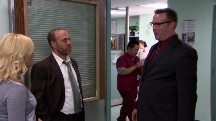 HE'S SUING THE CITY OF PAWNEE.  