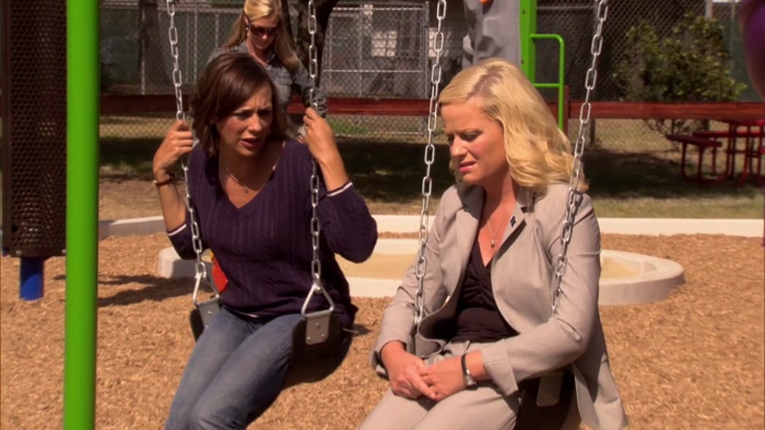 LESLIE, THE MAN LIVED IN A PIT. OKAY? 