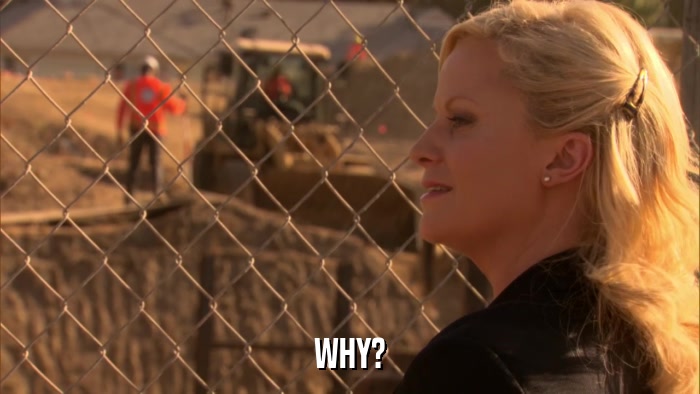 WHY?  