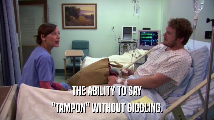 THE ABILITY TO SAY 