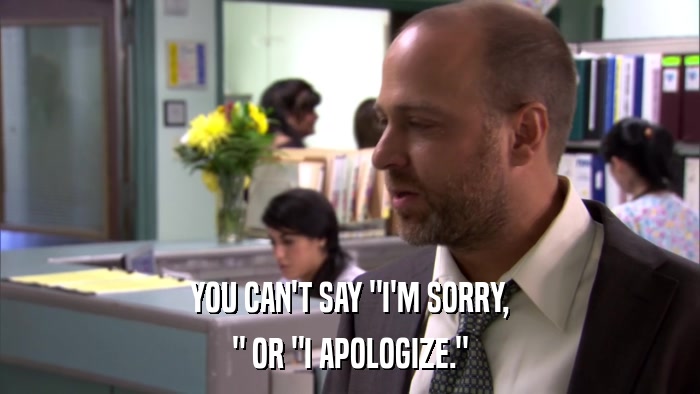 YOU CAN'T SAY 