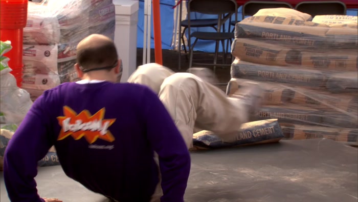 AND WE'RE ALL VOLUNTEERING FOR KABOOM, 