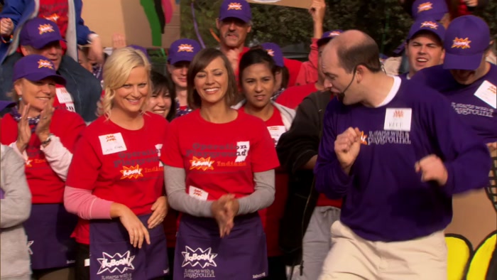 AND WE'RE ALL VOLUNTEERING FOR KABOOM, 