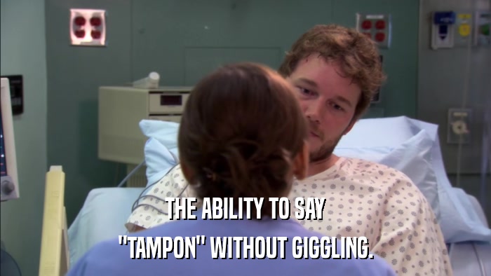 THE ABILITY TO SAY 