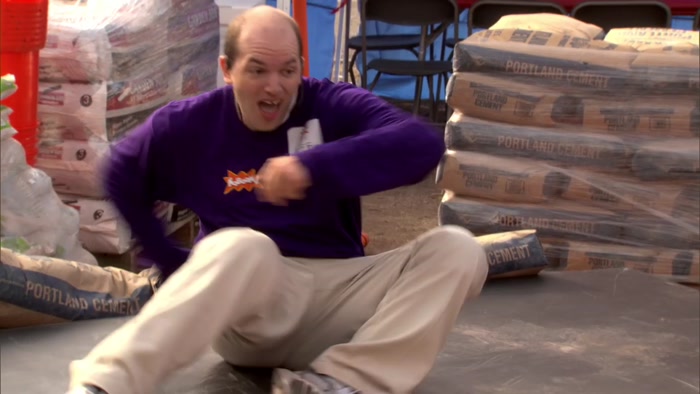 AND WE'RE ALL VOLUNTEERING FOR KABOOM, 
