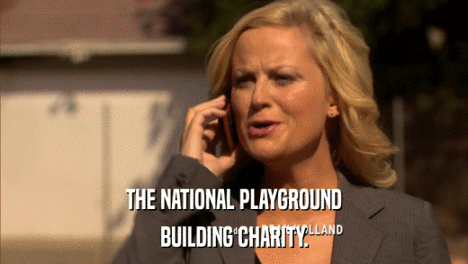 THE NATIONAL PLAYGROUND BUILDING CHARITY. 