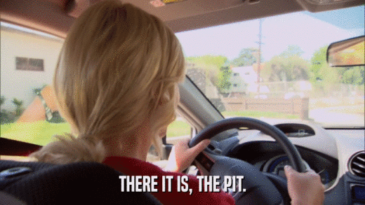 THERE IT IS, THE PIT.  