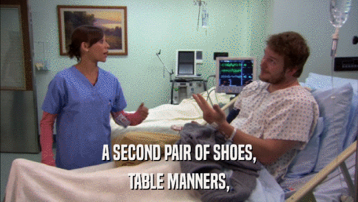 A SECOND PAIR OF SHOES, TABLE MANNERS, 