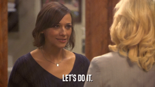 LET'S DO IT.  