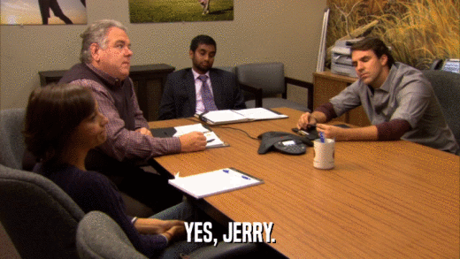 YES, JERRY.  