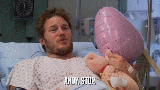 ANDY, STOP.  
