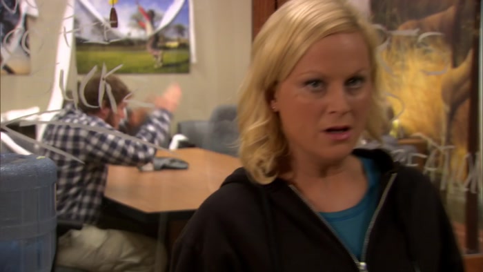 - LOOKS LIKE ANDY'S WEARING HIM DOWN. - SHUT UP! 