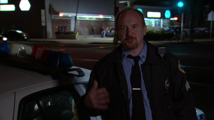 AND SHE MADE OUT WITH ME IN MY COP CAR, WHICH IS PRETTY NEAT. 