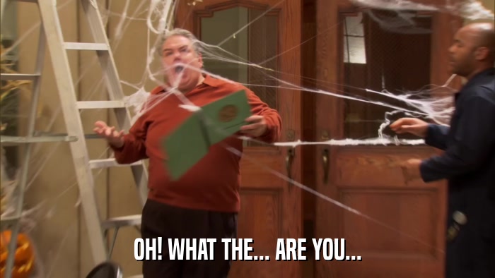 OH! WHAT THE... ARE YOU...  