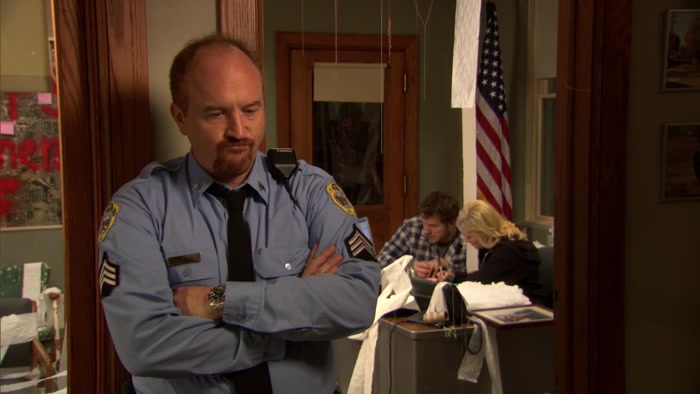I DON'T THINK SHE WOULD MAKE A GOOD COP. 