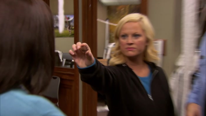- PEACH PIT? - HIS DNA IS ALL OVER IT, I ASSUME. 