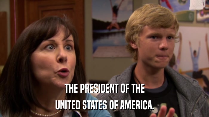 THE PRESIDENT OF THE UNITED STATES OF AMERICA. 