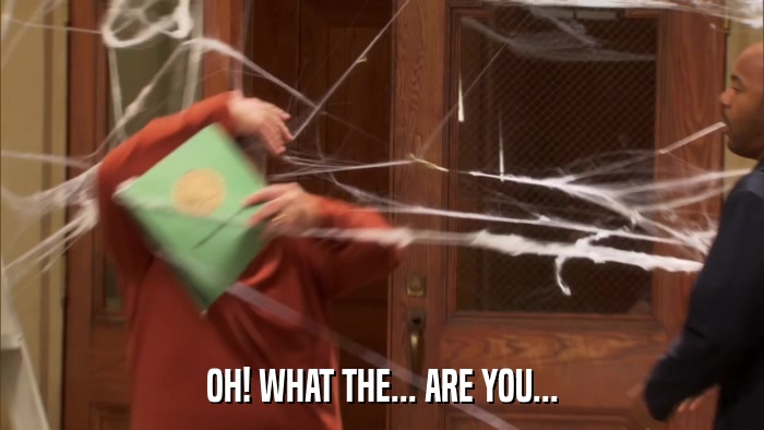 OH! WHAT THE... ARE YOU...  