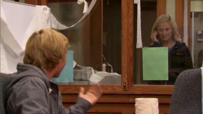 THIS ISN'T ONE-WAY GLASS, YOU KNOW. I CAN SEE YOU. 