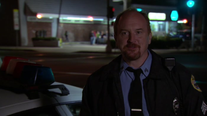 AND SHE MADE OUT WITH ME IN MY COP CAR, WHICH IS PRETTY NEAT. 