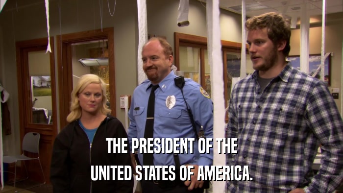THE PRESIDENT OF THE UNITED STATES OF AMERICA. 