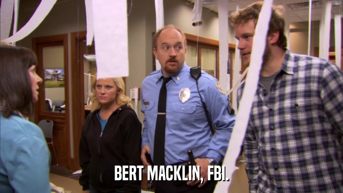 BERT MACKLIN, FBI.  