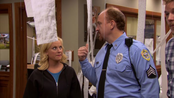 WELL, WE WERE TRYING TO QUESTION HIM ABOUT THIS VANDALISM. 