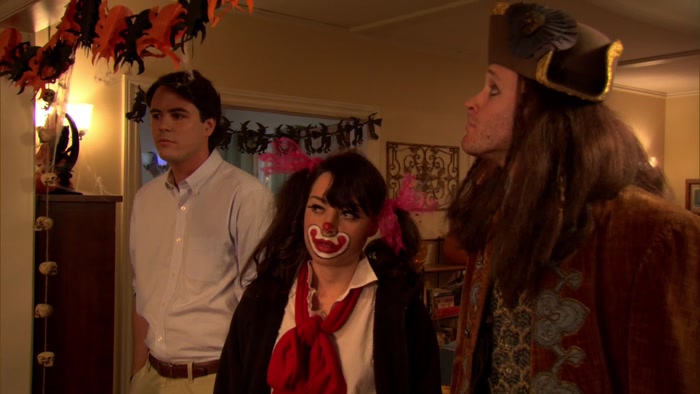 YEAH, HI. IT'S TOTALLY OKAY THAT YOU DIDN'T WEAR A COSTUME. 