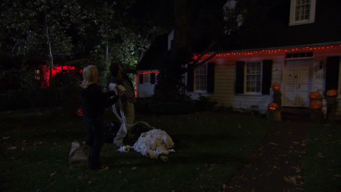 AND THROW IT ON THE TREE.  