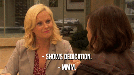 - SHOWS DEDICATION. - MMM. 