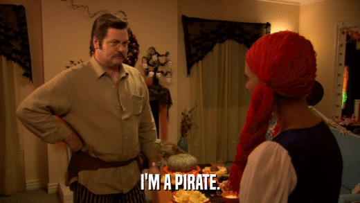 I'M A PIRATE.  