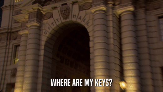 WHERE ARE MY KEYS?  
