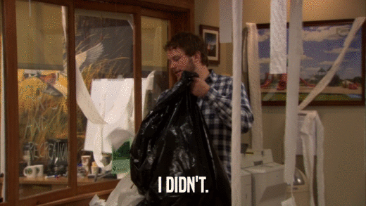 I DIDN'T.  