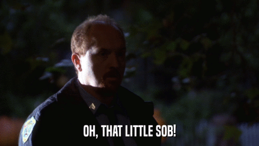 OH, THAT LITTLE SOB!  